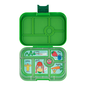 Yumbox - Madkasse Original (6 Rum), Jurassic Green / Funny Monsters